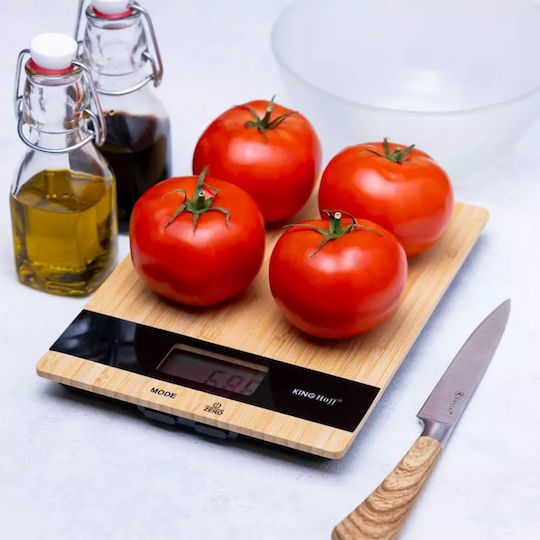KING Hoff Ψηφιακή Ζυγαριά Κουζίνας έως 5kg Μπεζ