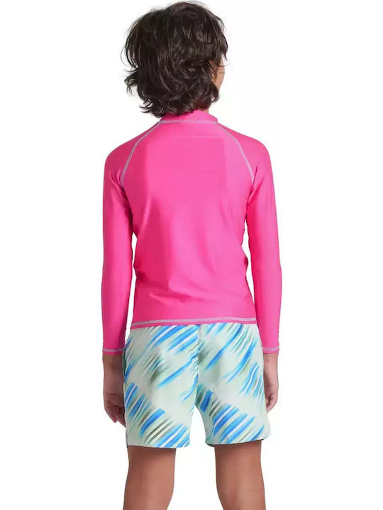 Arena Kinder Badeanzug Langarmshirt Fuchsie