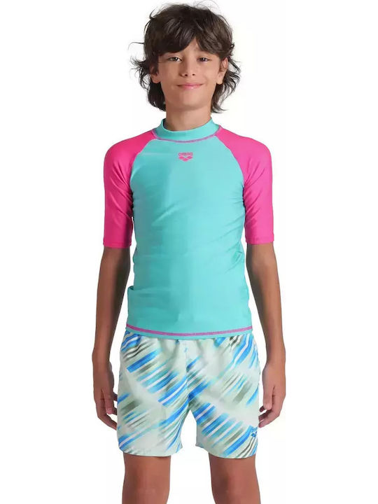 Arena Costum De Baie Pentru Copii Rashguard Verde