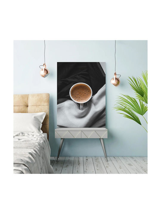 Πίνακας Cup Coffee On Fabric Φλιτζάνι Καφέ Ύφασμα 100x150