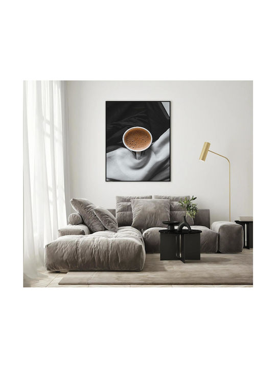 Πίνακας Cup Coffee On Fabric Φλιτζάνι Καφέ Ύφασμα 100x150