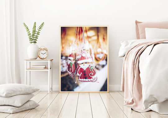 Πίνακας Christmas Santa Cookies Χριστουγεννιάτικα Μπισκότα Άγιου Βασίλη 100x150