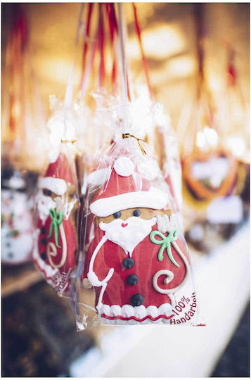 Gemälde Weihnachtsmann Kekse 100x150