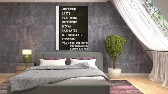 Πίνακας Coffee Menu Sign Πινακίδα Μενού Καφέ 100x150 Πίνακας Coffee Menu Sign Πινακίδα Μενού Καφέ 100x150
