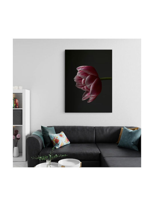 Πίνακας Single Pink Tulip Μονή Ροζ Τουλίπα 60x90