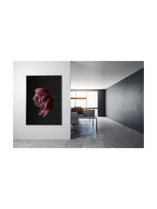 Πίνακας Single Pink Tulip Μονή Ροζ Τουλίπα 60x90