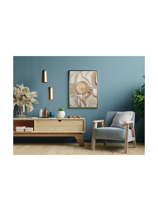 Πίνακας Coffee On White Fabric Καφές Λευκό Ύφασμα 80x120