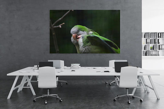 Πίνακας Pair Parrots In Nature Ζευγάρι Παπαγάλων Στη Φύση 90x60