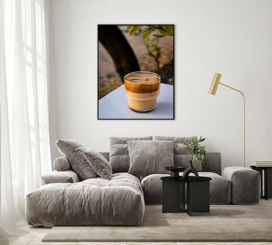 Creamy Coffee In A Glass Painting 80x120