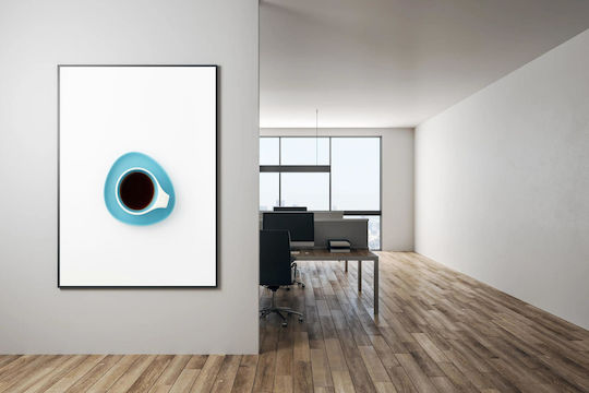 Tablou Minimalist cu Ceașcă de Cafea 100x150