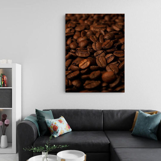 Картина на кафеени зърна отблизо 80x120