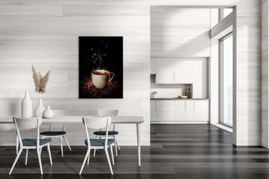 Gemälde Kaffeebohnen Tasse 80x120