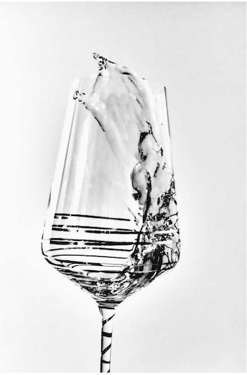 Splashing Wine Glass Painting 60x90