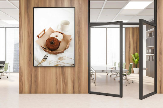 Painting A Basket Donuts Coffee 80x120