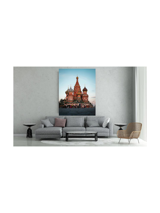 Painting St Basil's Cathedral 80x120