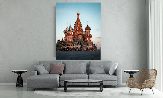 Painting St Basil's Cathedral 80x120