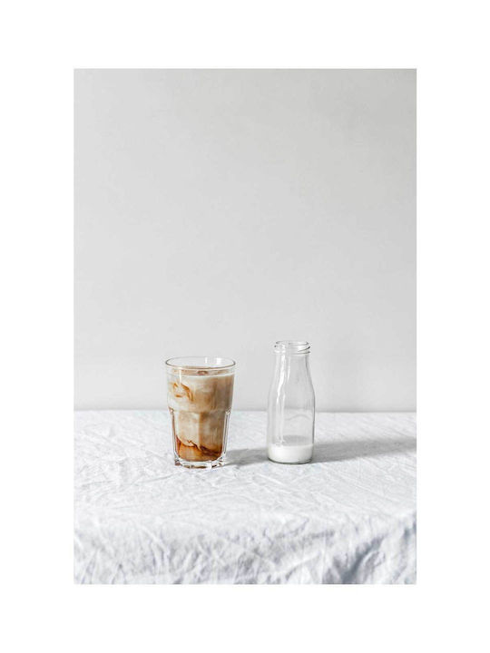 Glass Painting Iced Coffee Milk Bottle 100x150