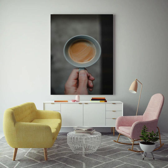 Painting Holding A Cup of Coffee 80x120