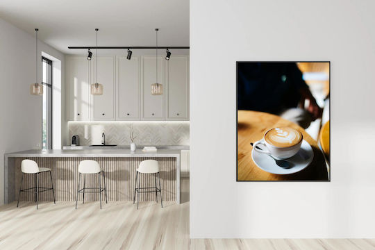 Pictură Latte Art Pe Ceașcă de Cafea 80x120