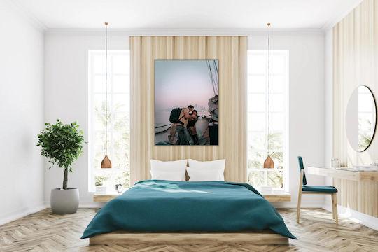 Πίνακας Couple On A Boat At Dusk Ζευγάρι Μια Βάρκα Στο Σούρουπο 100x150