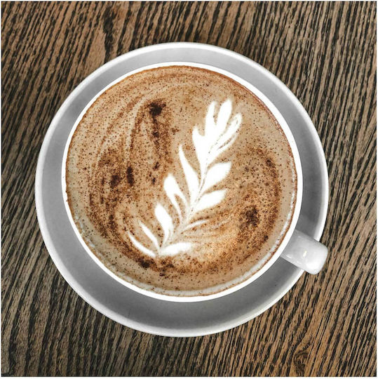 Πίνακας Artistic Coffee Cup Καλλιτεχνικό Φλιτζάνι Καφέ 130x130