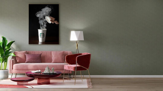 Steaming Coffee Cup Painting 80x120