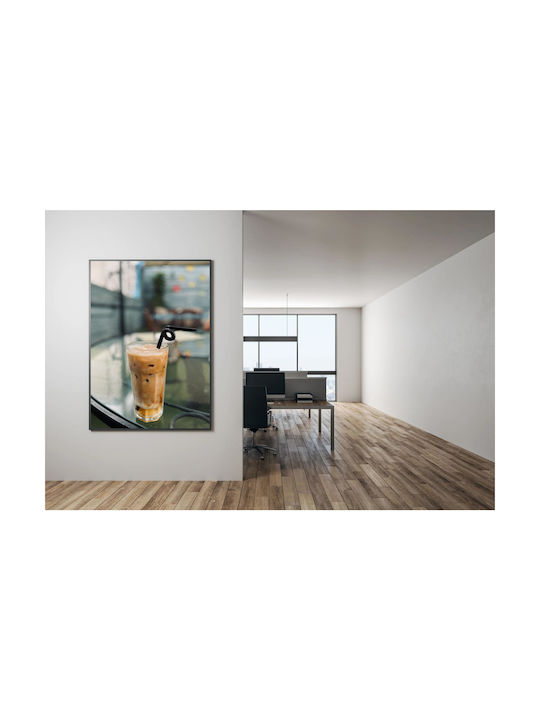 Painting Iced Coffee On Glass Table 80x120