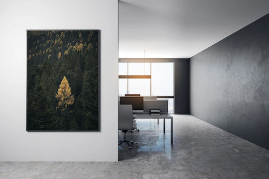 Πίνακας Golden Tree In Dense Forest Χρυσό Δέντρο Πυκνό Δάσος 60x90