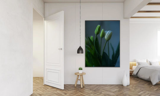 Tulips Behind Glass Τουλίπες Πίσω Από Το Γυαλί Γυάλινος
