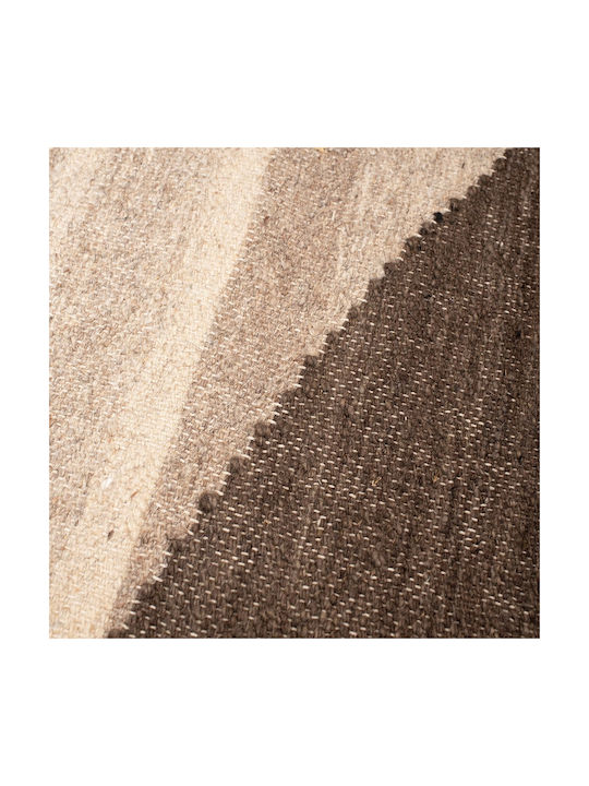 Viokarpet Lyra Handgefertigt Teppich Rechteckig Sommer Korbweide mit Fransen Natural Blue