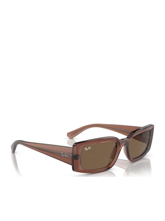 Ray Ban Kiliane Унисекс Слънчеви Очила с Кафява Пластмасова Рамка и Кафяви Лещи
