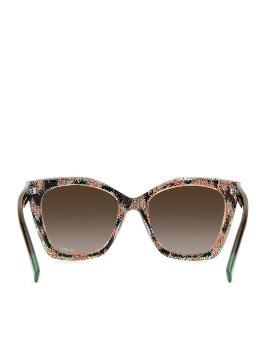 Missoni Women's Sunglasses with Brown Tartaruga Plastic Frame and Brown Gradient Lens MIS 0188/S 09Q/HA