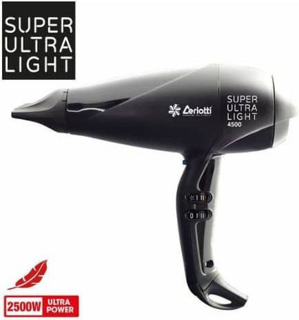 Ceriotti Super Ultra Light 4500 Professional Hair Dryer 2500W Black