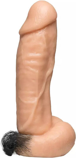 Doc Johnson Vac U Lock Realistic Kong Attachment Ρεαλιστικό Dildo με Όρχεις Flesh 23cm