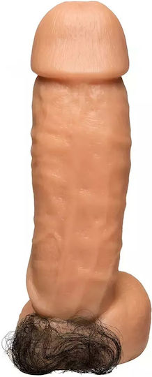 Doc Johnson Vac U Lock Realistic Kong Attachment Ρεαλιστικό Dildo με Όρχεις Flesh 23cm