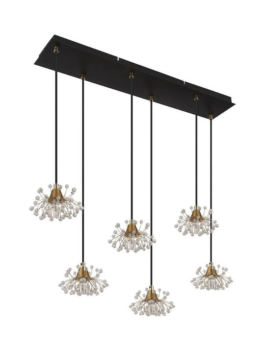 Globo Lighting Κρεμαστό Φωτιστικό Διάφανο