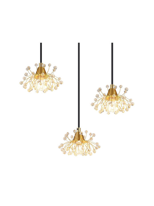 Globo Lighting Κρεμαστό Φωτιστικό Διάφανο