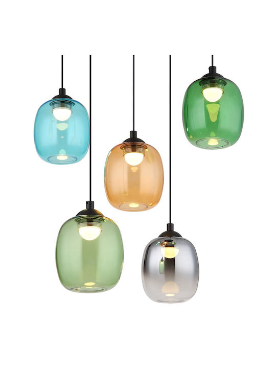 Globo Lighting Κρεμαστό Φωτιστικό Μαύρο