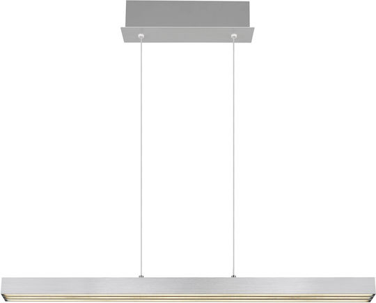 Globo Lighting Κρεμαστό Φωτιστικό Ασημί
