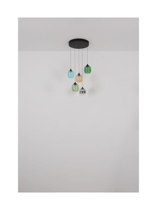 Globo Lighting Κρεμαστό Φωτιστικό Μαύρο