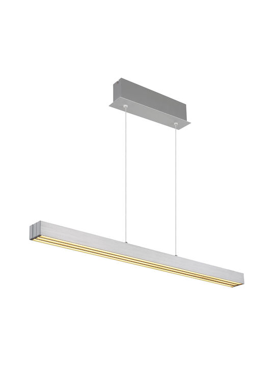 Globo Lighting Κρεμαστό Φωτιστικό Ασημί