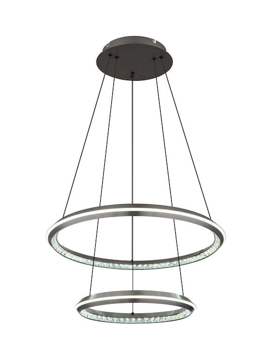 Globo Lighting Κρεμαστό Φωτιστικό Γκρι