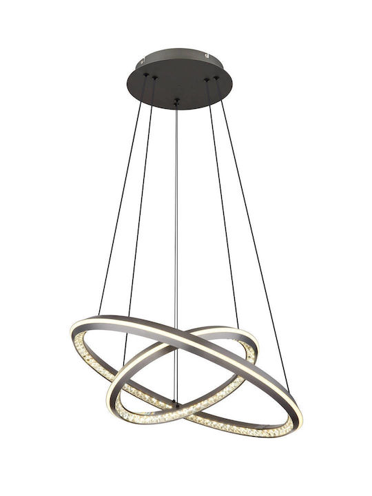 Globo Lighting Κρεμαστό Φωτιστικό Γκρι