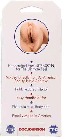 Doc Johnson Jessie Andrews The All American Pussy Masturbator Vagina 5332-01-BX