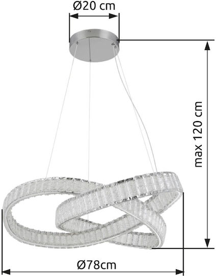 Globo Lighting Pendant Light Transparent