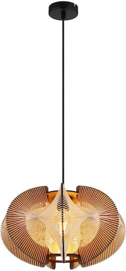 Globo Lighting Κρεμαστό Φωτιστικό Μαύρο με Ντουί E27