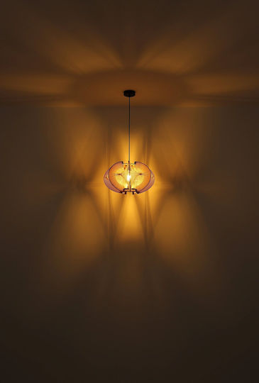 Globo Lighting Κρεμαστό Φωτιστικό Μαύρο με Ντουί E27
