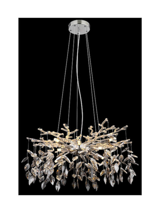 Globo Lighting Κρεμαστό Φωτιστικό Διάφανο