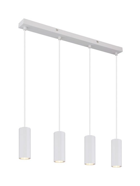 Globo Lighting Κρεμαστό Φωτιστικό Λευκό