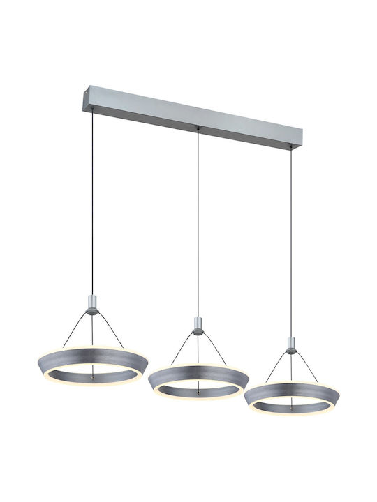 Globo Lighting Κρεμαστό Φωτιστικό Γκρι